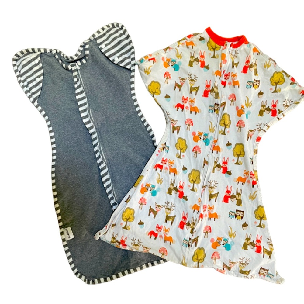 Zipadee Zip and sleep sack bundle GUC S and M